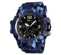 Orologio da Uomo Mimetico Sportivo da Esterno Impermeabile, Orologi da Uomo, Data, Multifunzione, Tattico, Allarme, Cronometro, Orologi Analogici(Color-6)
