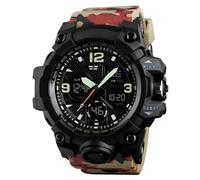Orologio da Uomo Mimetico Sportivo da Esterno Impermeabile, Orologi da Uomo, Data, Multifunzione, Tattico, Allarme, Cronometro, Orologi Analogici(Color-4)