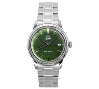 Orient Classic Bambino 38mm - Orologio Da Uomo Automatico a Carica Manuale Elegante Bracciale e Cassa In Acciaio Metallizzato Quadrante Verde - RA-AC0M09E30B RA-AC0M09E