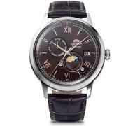 Orologio da uomo Orient Bambino Sun & Moon automatico quadrante marrone in...