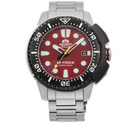 Orologio da uomo Orient M-Force Diver’s quadrante rosso cinturino in...