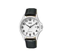 OROLOGIO DA UOMO Q&Q SOLOTEMPO CINTURINO IN ECOPELLE