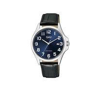 OROLOGIO DA UOMO Q&Q SOLOTEMPO CINTURINO IN ECOPELLE