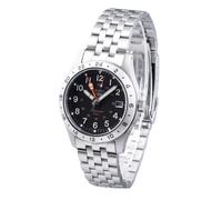 Orologio Seiko 5 sports SSK023K1 GMT ghiera acciaio quadrante nero