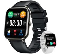 Orologio da uomo Smart Watch: 1,83" Orologio intelligente con frequenza cardiaca, monitoraggio del sonno, ossimetro 100+ sport modalità IP67 impermeabile podometro tracker attività per Android iOS