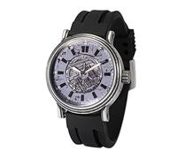 Orologio da uomo Star Wars Morte Nera, con quadrante Galactic Empire, ottimo regalo per i fan di Star Wars, cassa argento antico, quadrante argento e cinturino in silicone nero, acquista e ottieni 1