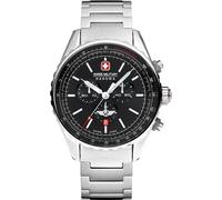 Orologio da uomo Swiss Military Hanowa cronografo in acciaio inossidabile nero 42 mm orologio da uomo cronografo con bracciali