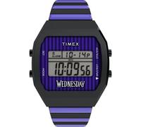 Orologio da uomo Timex Digital Wednesday T80 quadrante viola acciaio...
