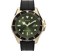 Orologio da uomo Timex Trend Harborside Coast quadrante verde cinturino in go...