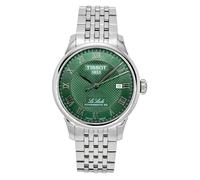 Orologio da uomo Le Locle automatico in acciaio e quadrante verde