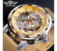 Orologio da Uomo Winner AR-14432 - Oro