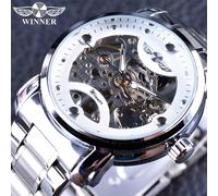 Orologio da Uomo Winner SK-2599 - Bianco / Argento