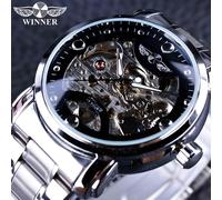 Orologio da Uomo Winner SK-2601 - Nero / Argento