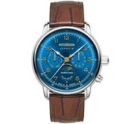 Orologio Da Uomo ZEPPELIN 100 Anni Mediterranée Fase Lunare Braun/Blau 9636-3