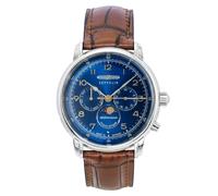 Orologio da uomo Zeppelin 100 Jahre al quarzo Casuale Blu Quadrante Z96363