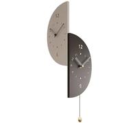 Orologio D'angolo Semplice in Bianco E Nero, Orologio da Parete di Design Bifacciale, Installazione Gratuita di Orologi Silenziosi, Batteria Caricata
