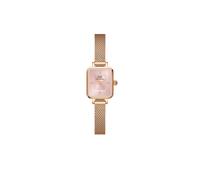 Orologio Daniel Wellington Quadro Mini Melrose Blush quadrante rosa oro rosa