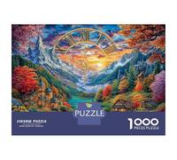 Orologio dell'isola Puzzle 1000 Pezzi, Jigsaw Puzzle Difficili Per Adulti E Ragazzi Dai 14 Anni in Su, Home Giochi Puzzle 70x50cm/1000pcs