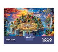 Orologio dell'isola Puzzle 1000 Pezzi, Puzzle Impossibile 1000 Pezzi, Gioco Di Sfida Intellettuale 52x38cm/1000pcs