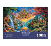 Orologio dell'isola Puzzle 1000 Pezzi, Puzzle Impossibile 1000 Pezzi, Gioco Di Sfida Intellettuale 52x38cm/1000pcs