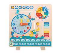 Orologio di apprendimento per bambini che imparano a dire l'ora sul tempo per la settimana della stagione di lettura di oggi