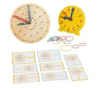 Orologio Di Apprendimento Per - Materiale Matematico Manipolativo E Pratico,Giocattoli Di Apprendimento 'ora Per La Scuola, Scuola, Classifica, Ragazzi E Ragazze, Viaggio, Studio, Educazione E