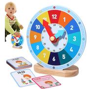 , Orologio di apprendimento per - Orologio di apprendimento in legno Orologio di pratica del tempo di insegnamento - Orologio di pratica del tempo di insegnamento, grande orologio di tempo, orologio