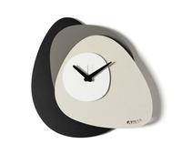 orologio di design minimal grease Nero ,fango ,avorio ,bianco marmo in Ferro 35x35hcm