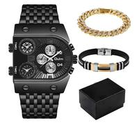 Orologio di lusso con bracciali CA-33760 - Nero KP33760