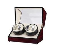 Orologio di Orologio Automatico Avvolgitore oroelette con deposito a Doppio Orologio con la Scatola di avvolgimento della Batteria silenziosa delle scatole di stoccaggio del Vento