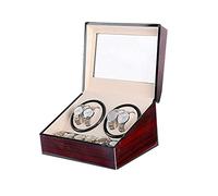 Orologio di Orologio Automatico Avvolgitore oroelette con deposito a Doppio Orologio con la Scatola di avvolgimento della Batteria silenziosa delle scatole di stoccaggio del Vento