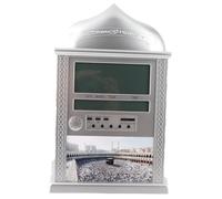 Orologio Di Preghiera Musulmana, Orologio Da Parete Azan Orologio Da Tavolo Azan Di Preghiera Islamica Con Calendario Lunare Musulmano, Ora Mondiale, Tempo Di Azan, Musica Della Mecca Per Pregare