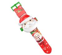 Orologio di proiezione di luce per - Orologio digitale Babbo Natale per, Orologio Interattivo Divertimento per | Proiezione di luce, Orologio educativo di apprendimento, Attributo singolo, Se