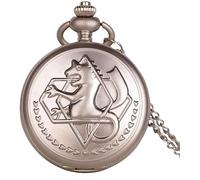 Orologio di tasca personalizzato, Orologio da taschino al quarzo con orologio a tema film vintage a cavallo d'argento con bracciale for uomo e donna con ciondolo regalo vintage (Color : E, Size : 1) (