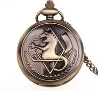 Orologio di tasca personalizzato, Orologio da taschino al quarzo con orologio a tema film vintage a cavallo d'argento con bracciale for uomo e donna con ciondolo regalo vintage (Color : E, Size : 1) (