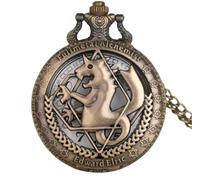 Orologio di tasca personalizzato, Orologio da taschino al quarzo con orologio a tema film vintage a cavallo d'argento con bracciale for uomo e donna con ciondolo regalo vintage (Color : E, Size : 1) (