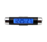 Orologio Digital Dashboard Digital - Outlet Auto Air Outlet | Orologi per auto da 2 in 1 multifunzionale e calibro di temperatura per cruscotto con retroilluminazione blu assicurando che non si consum
