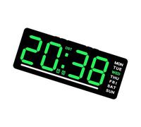 Orologio digitale a LED con formato 12/24 ore e modalità notturna automatica Sveglia per uso domestico o da scrivania