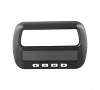 Orologio digitale a scacchi per giochi da tavolo con conto alla rovescia e timer di conto alla rovescia, opzione suono sveglia, impostazioni dell'ora a doppio lato (nero)