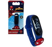 Orologio Digitale Bambini Spiderman Marvel Touch Screen LED con Data Cinturino Regolabile in PVC 25 cm Cassa ABS e Lente in Plexiglass 2 Batterie AG3 Incluse Idea Regalo Bambina Bambino