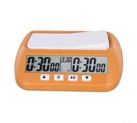 Orologio digitale compatto con conto alla rovescia per tutte le varianti di scacchi (giallo)