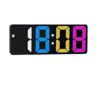 Orologio digitale con controllo vocale, con ampio display che mostra ora, temperatura e calendario, decorazione per casa e ufficio, include funzione sveglia e funziona con batterie o cavo USB
