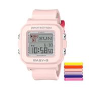 Orologio digitale da donna casio baby g (rosa tenue)