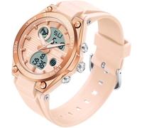 Orologio digitale da donna con cinturino in silicone impermeabile da 50 m, orologio digitale per ragazza ragazzo analogico digitale con allarme data LED per bambini elettronico