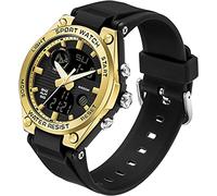 Orologio digitale da donna con cinturino in silicone impermeabile da 50 m, orologio digitale per ragazza ragazzo analogico digitale con allarme data LED per bambini elettronico