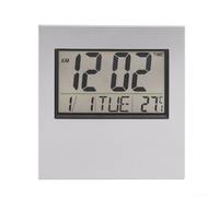 Orologio digitale da parete con display extra large che mostra data e ora, sveglia silenziosa a LED per camera da letto, ufficio, cucina, aiuto per la perdita di memoria, 175 x 195 mm