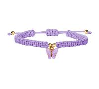 Orologio digitale da polso da uomo, cavigliera dell'amicizia, cavigliera a farfalla, ciondolo a forma di farfalla, cinturino in tessuto Watch 3 Pro (viola, taglia unica)