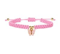 Orologio digitale da polso da uomo, cavigliera dell'amicizia, cavigliera a farfalla, ciondolo a forma di farfalla, cinturino in tessuto Watch 3 Pro (rosa, taglia unica)