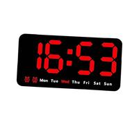 Orologio digitale da scrivania Sveglia da tavolo a LED dimmerabile per