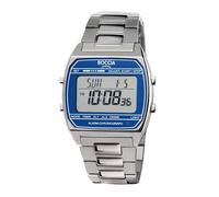 Orologio Digitale Da Uomo Boccia Titanium 3738-06 Titanio Argento Blu Ø40mm